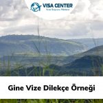 Gine Vize Dilekçe Örneği